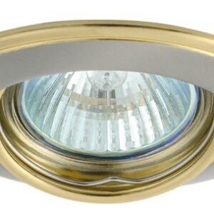 Faretto Incasso Nichel Satinato/Oro Diam 70-85 HORN CTC-3115-SN/G